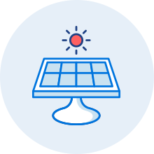 태양광발전소 / 모니터링 아이콘